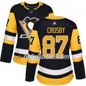 Pittsburgh Penguins Trikot Sidney Crosby 87 Adidas 2017-2018 Schwarz Authentic - Dame